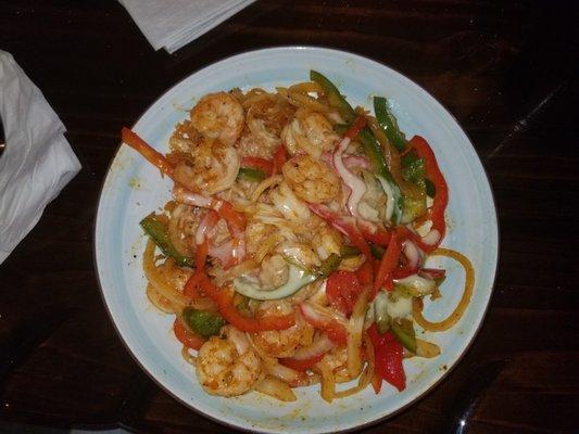 My Fajita Rice with Shrimp!