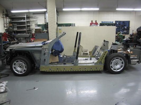 2004 Rolls Royce Phantom 4-door convertible chassis reinforcements