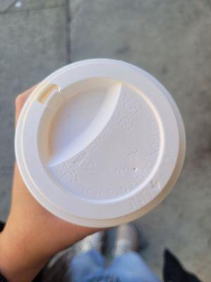 Coffee lid for my drink with boba??