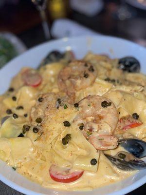 Seafood pasta