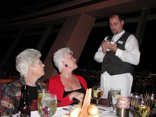 Me in the middle next to my Mom at the top of the needle in Las Vegas.