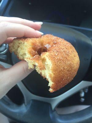 Cinnamon sugar cake donut