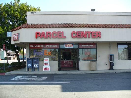 The front door of Box All Parcel Center