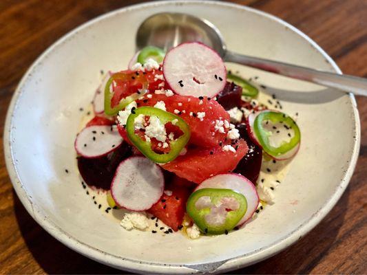 WATERMELON / BEET / FETA / TAHINI