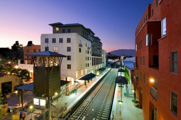 Exterior Gold Line Station Stop