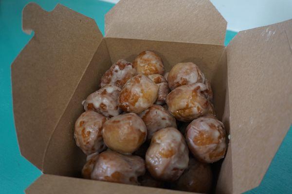 Box of Vanilla Doughnut Holes