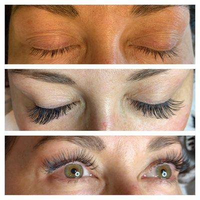 Classic eyelash extension application typically takes 1.5 to 2 hours and the results should be soft, natural-looking lashes.