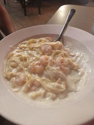 Shrimp Alfredo!