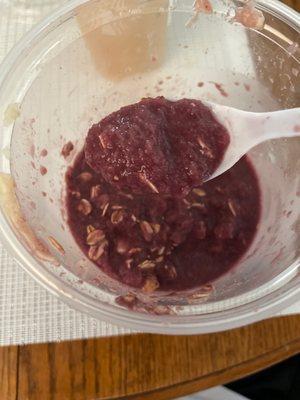 Açaí now consistency