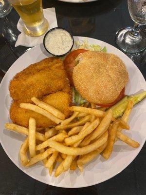 Fish sandwich (Grouper) lunch