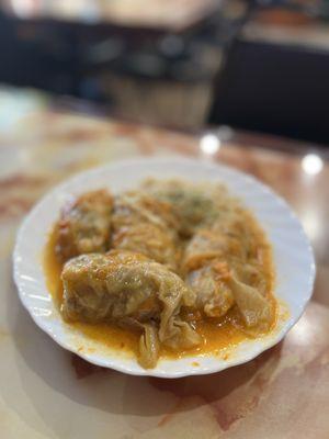 Sarma (~$19): stuffed cabbage