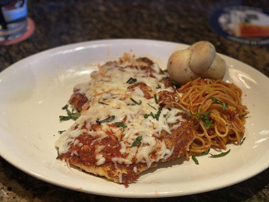 Italian Chicken Parmigiana Pasta original setting