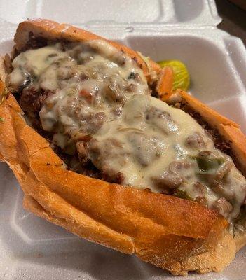 Small cheese steak