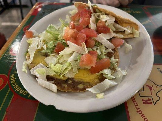 A chalupa and a crispy taco! Loved the crunch on that tortilla!