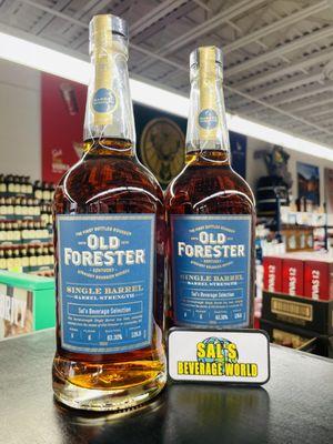 Sal's pick Old Forester bourbon!