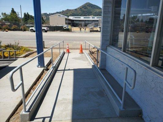 Ada upgrades new ramp install