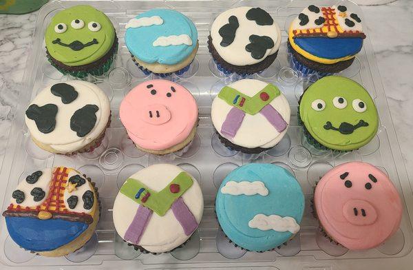 Toy Story themed cupcakes