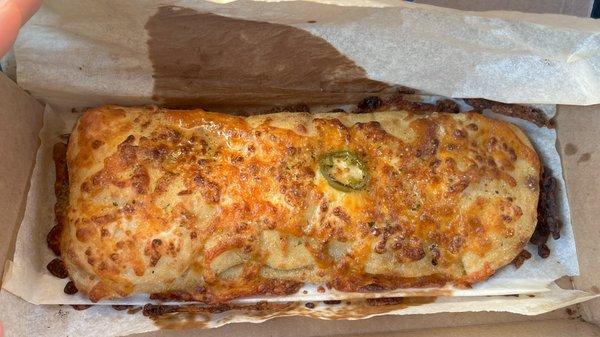 Stuffed Cheesy Bread with Bacon & Jalapeño