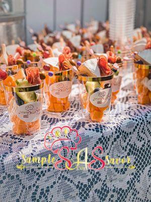 Individual cups for a wedding party of 50 in beautiful Temecula Wine Country! We custom make any cups to your liking and needs and would lov