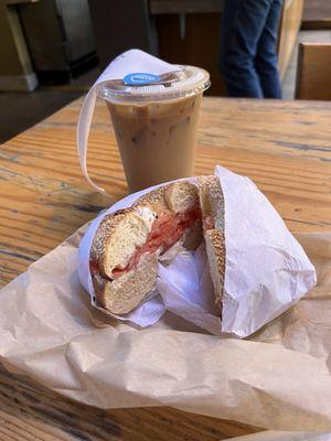 Bagel and Lox, Caramel Latte