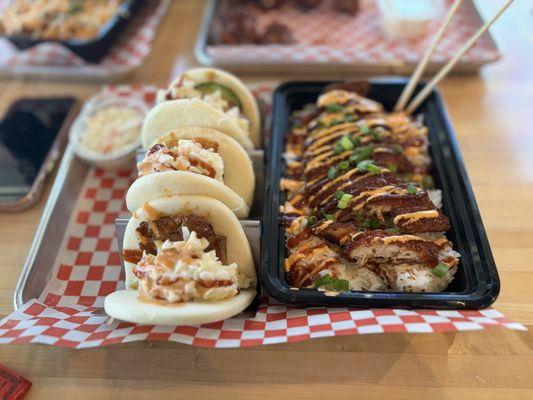 Bao Buns and Chicken Katsu