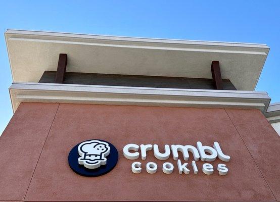 Crumbl Cookies signage