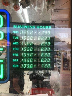 Business Hours