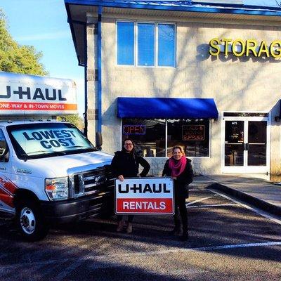 We now rent UHaul Vehicles and Sell UHaul boxes and moving supplies!