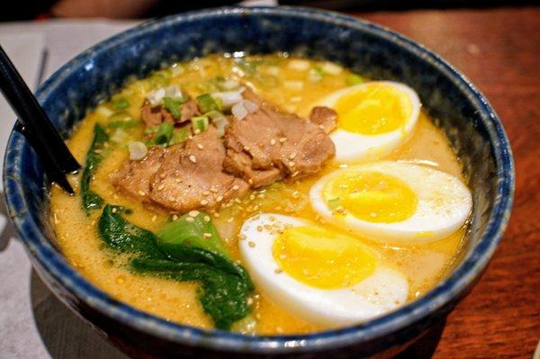 Tonkotsu ramen, extra egg