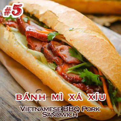 BBQ Char Siu sandwich,