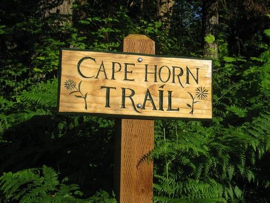 Trail head sign