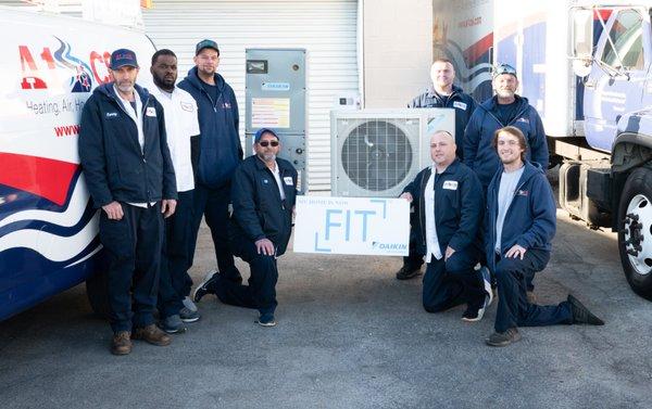 The Daikin Fit System one of the most energy efficient and quietest HVAC systems on the market.