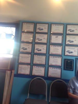 All they're awards