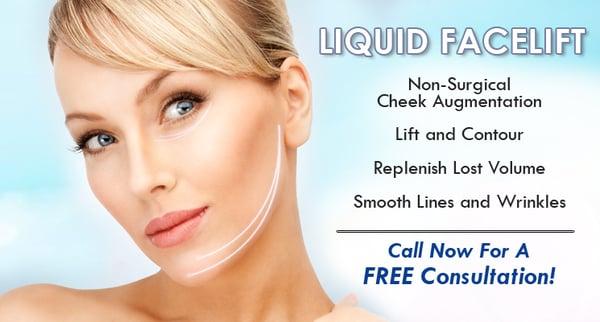 Liquid Facelift means NO downtime