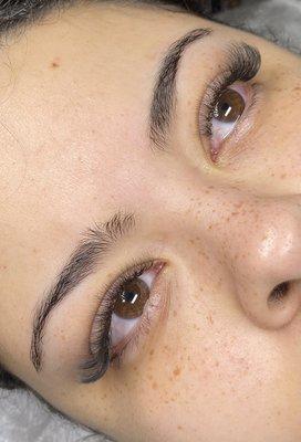 6D volume eyelash extensions!