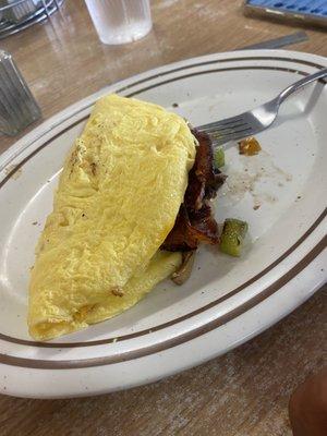 Loaded omelet