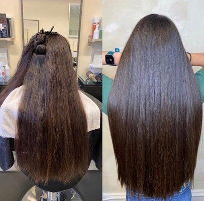 Keratin Smoothing Treatment - we offer KC Max, Natural Keratin, and Keratin Express services!