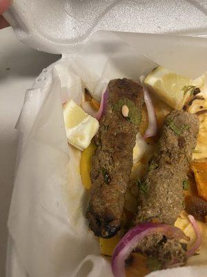 Beef Seekh Kabab Plate