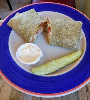 Turkey bacon wrap