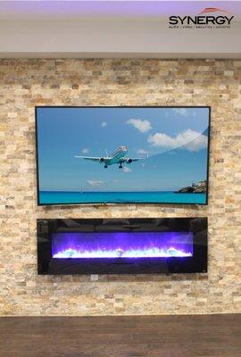 Wesley Chapel, FL- Custom AV/ Fire Feature