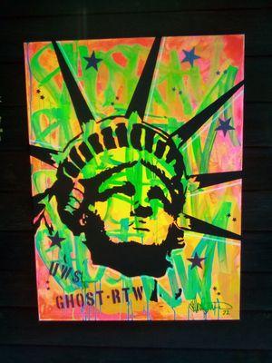 "Statue of Liberty by Glenn Gerson, NYC Street artist and photographer.
 Awesome!!!