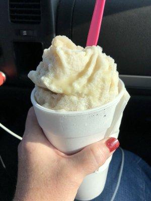 Gourmet flavored snow ice cream Sno Cone