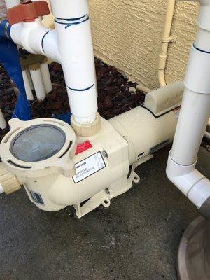 POOL PUMP REPLACED