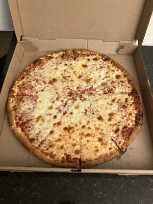 Large cheese pizza