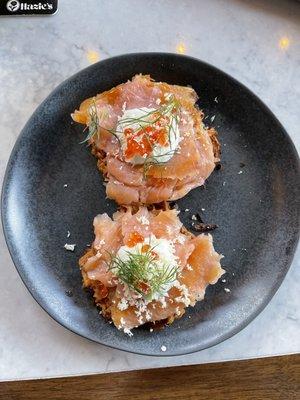 Latkes with Salmon