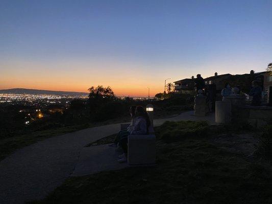 Benches to sit down and enjoy the view