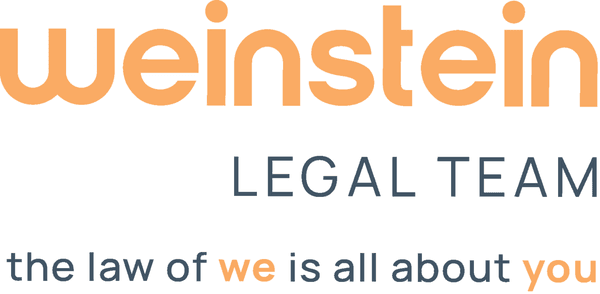 Welcome to the Weinstein Legal Team where the Law of We is All About You