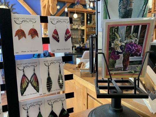 Local art, ceramics, and jewelry