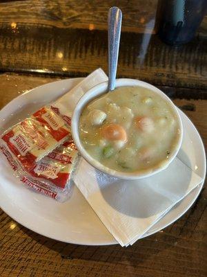 Chicken pot pie soup