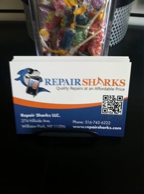 Repair your phone and give out candy where can you go wrong.